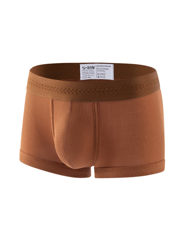 2 Pack Calzoncillos tipo trunk para Hombre de Tiro Medio Ultra Suaves de Algodón Premium con Cinturilla Cómoda