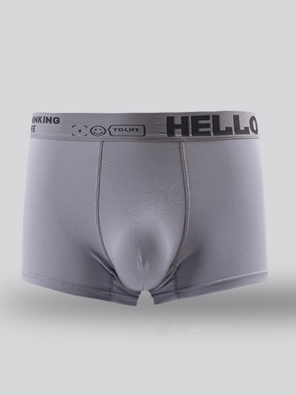 Mænds klassiske bomuldstrunks med pung