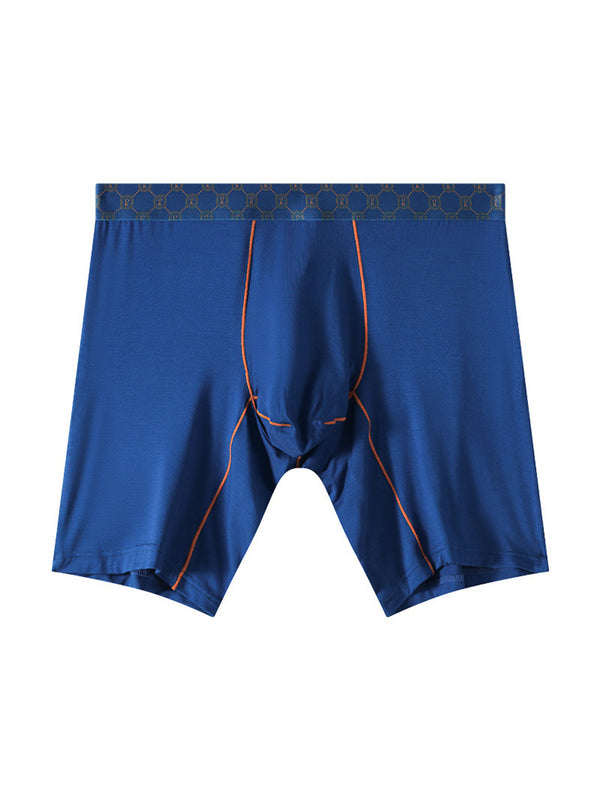 2 Pacchetti Boxer a metà coscia Uomo in Tessuto Elasticizzato Copertura Completa Antisfregamento Morbidi