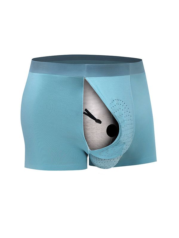 Calções de banho modais masculinos para correção de excesso de comprimento do prepúcio