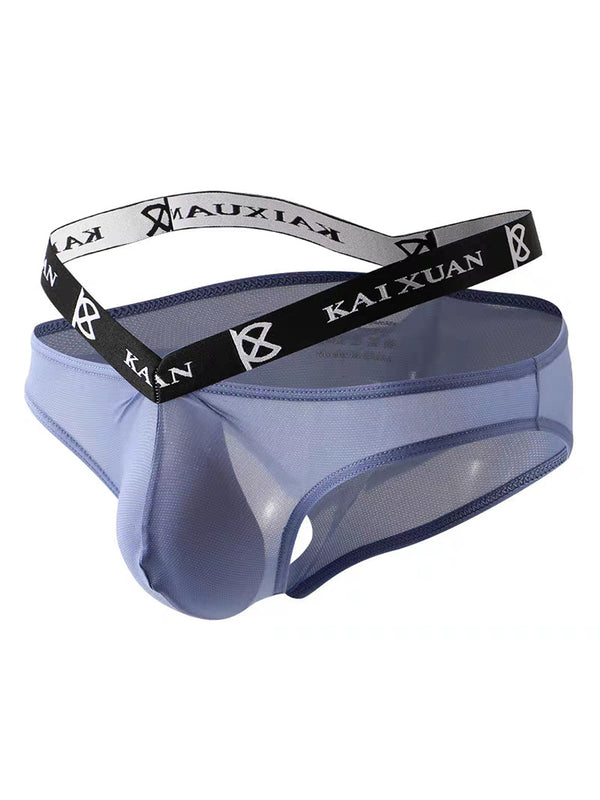3er Pack Herren Leichtes Mesh-Stretch-Slip mit Doppelbund