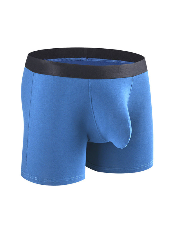 Men's Separate Big Pouch Long Boxer Briefs