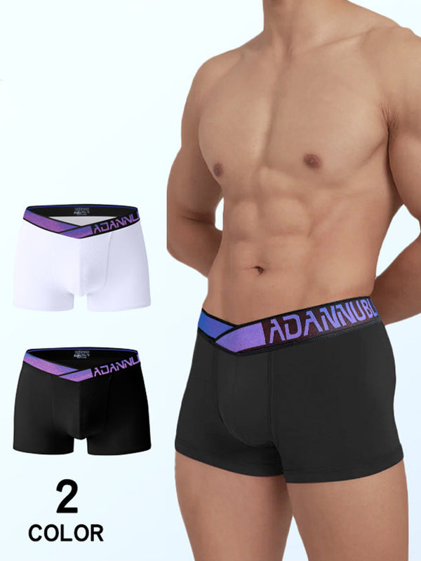 2-pack Męskie Luźne Niebieskie Klasyczne Bokserki Slipy