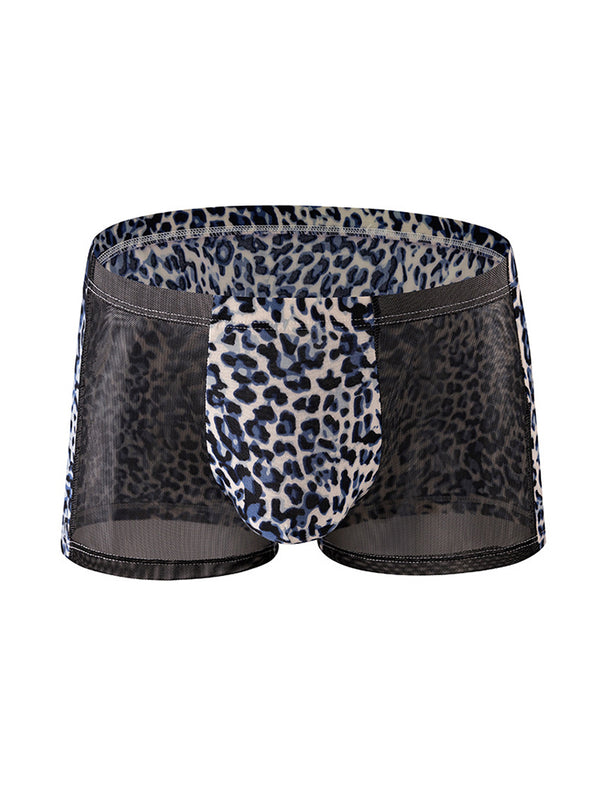 4-pack Męskie Bezszwowe Komfortowe Kontrolujące Zapach Jedwab Lodowy Bokserki