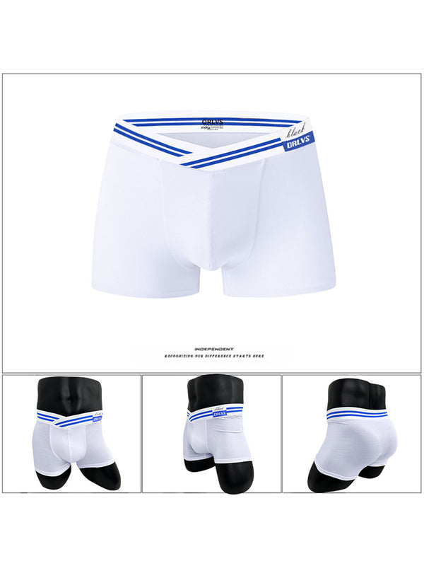 Pack de 2 calzoncillos tipo trunk deportivos de tiro bajo para hombres en modal