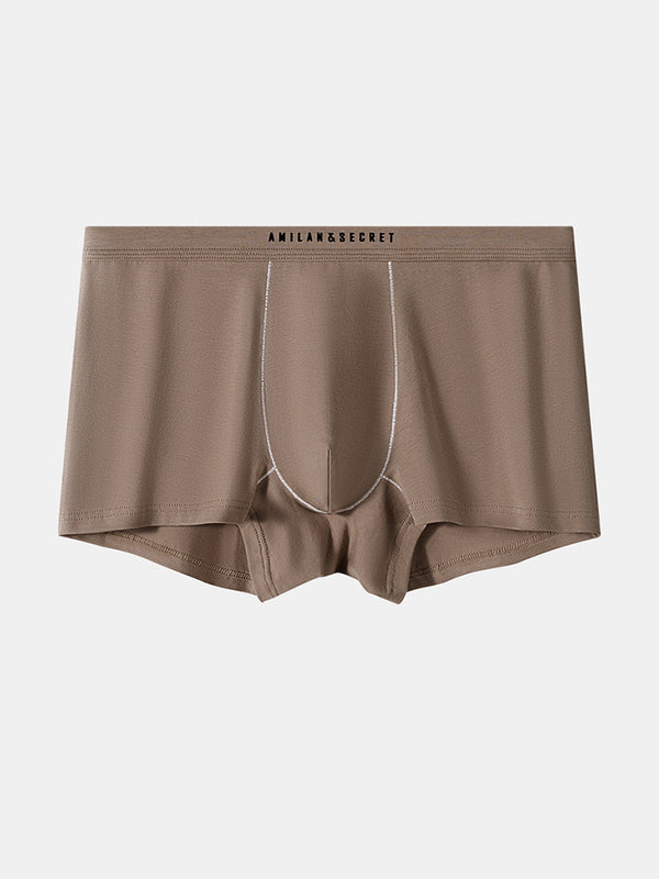 2 Pack Boxer Uomo Ultra Morbido Cotone Antibatterico Senza Cuciture Confortevole