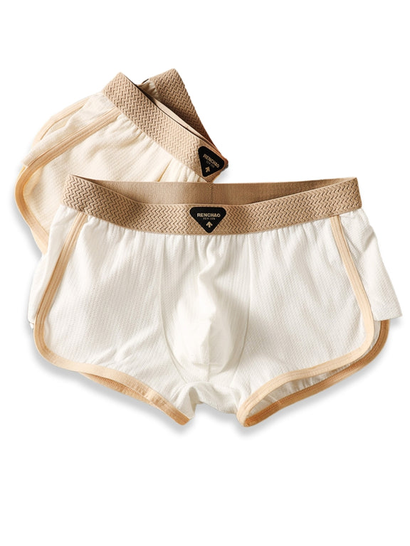 4 Pack Men's Ultra-Soft Premium Cotton Seamless Comfort Trunks | Mr Saker