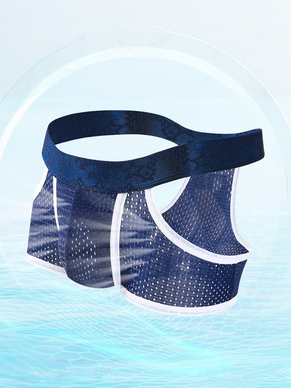 3 Pack Herres åndbare mesh lette & luftige underbukser med støttende pasform Trunks