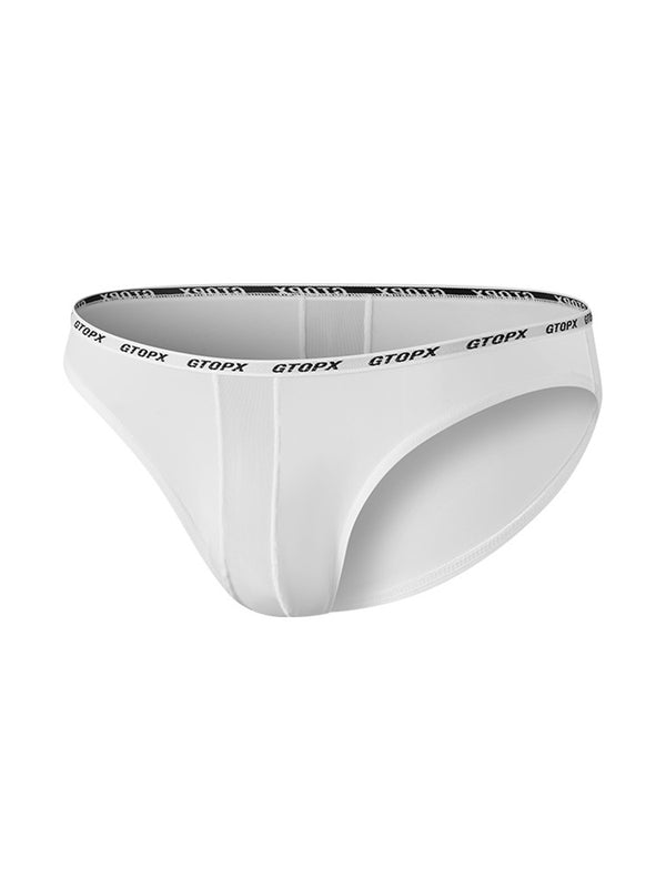 2 Confezioni Slip Basso Uomo Seta Ghiaccio Traspirante Sportivo Sexy Taschetta U Morbido Bikini