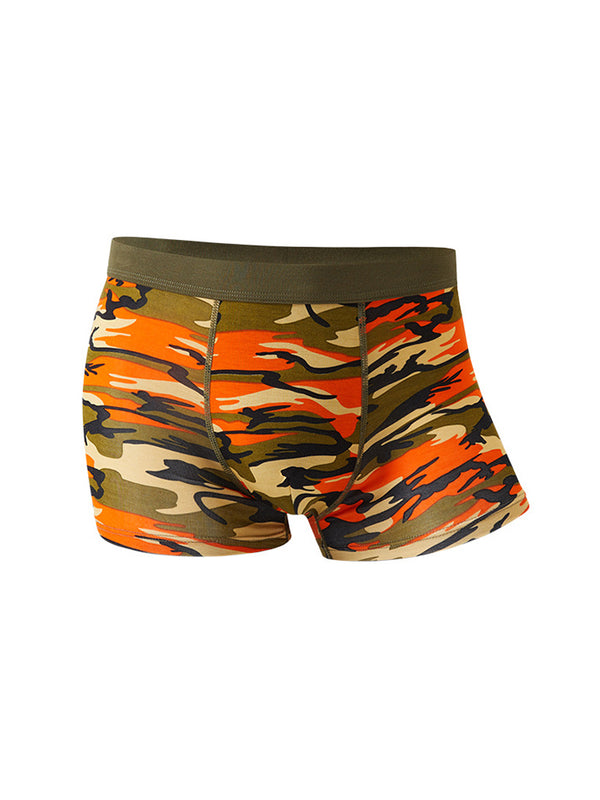 4 Pack Boxer Uomo Medio Vita Alla Moda Traspiranti Senza Cuciture Comodi Sportivi