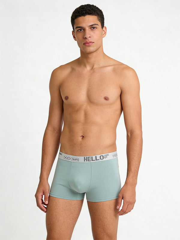 15 Pack Men's Breathable 4-Way Stretch Solid Color Tagless & Seamless Trunks