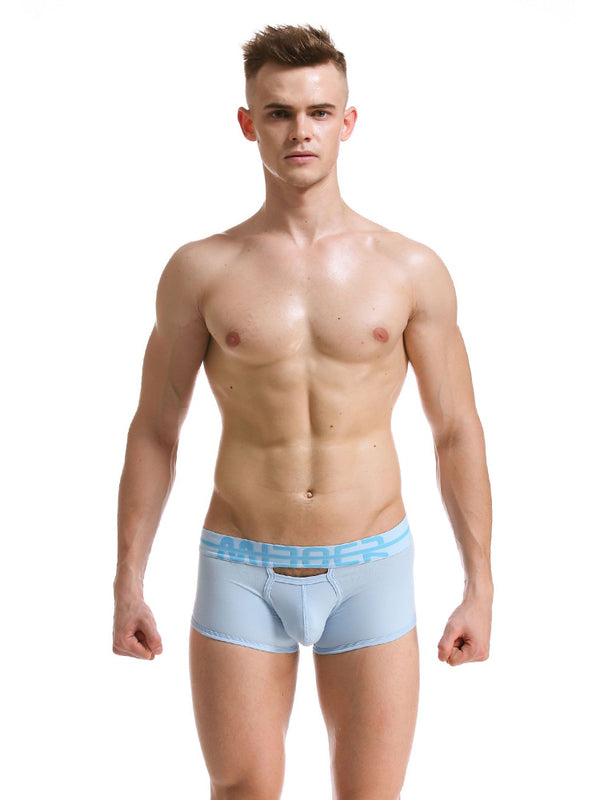 2 Pack Boxer Uomo con Tasca Sostegno Traspiranti Comodi Asciugatura Rapida Elastici