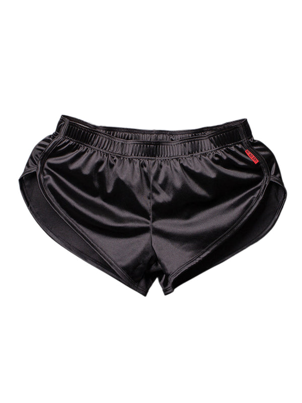 2 قطعة بوكسر رجالي منزلي فضفاض بلون صلب سلس بدون خياطات