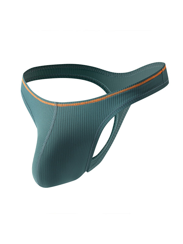 4 Confezioni Slip Uomo a Vita Bassa Colori Uniti Anti-Odore Ecologici Taglio Sportivo