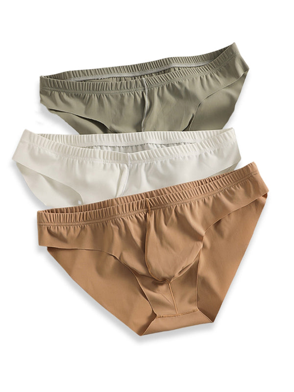 4 Pack Miesten Jääsilkki Kevyt Hengittävä Minimalistiset Pikkuhousut