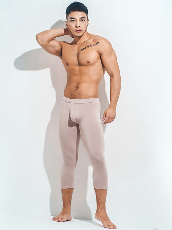 Men's U Convex 3/4 Length Modal Compression Pants