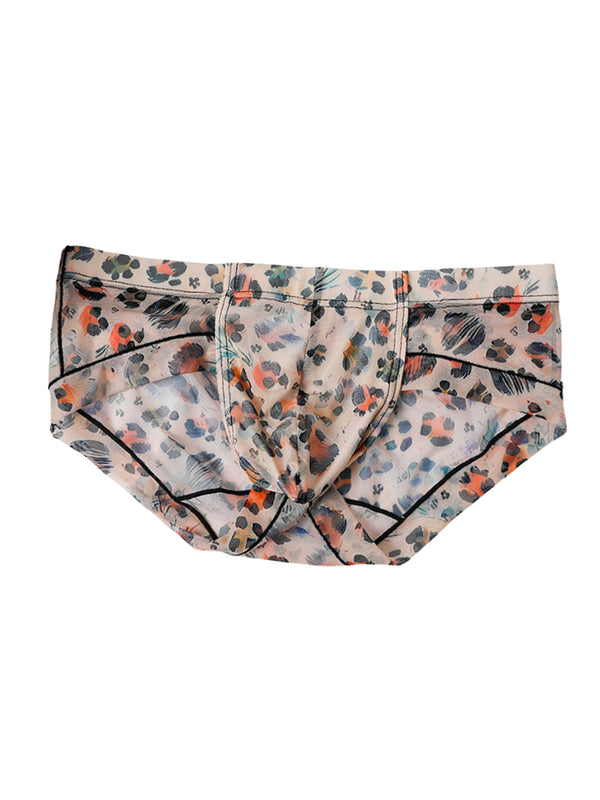 3 Confezione Slip Uomo Ultra Sottili Sexy Seta di Ghiaccio Leggeri e Arieggiati Asciugatura Rapida Aderenza di Supporto