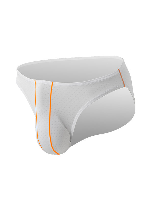 3 Confezioni Intimo Uomo Traspirante in Maglia Sexy a Vita Bassa con Taschina Portapene Sostentiva Bikini