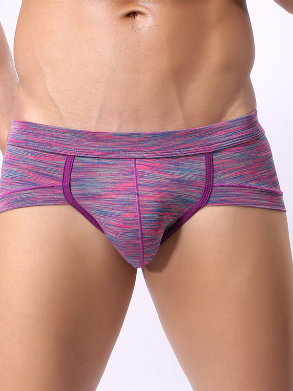 Pack de 4 Bragas U-convexas a Rayas para Hombre