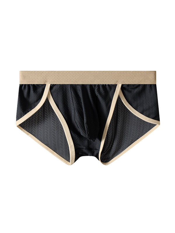 2 Szt. Męskie Oddychające, Wysokoelastyczne, Bezszwowe, Komfortowe Slipy Kontrolujące Zapach