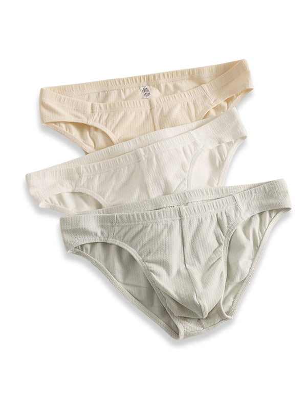 4 Pack Men's Organic Cotton Stretch Fit Workout Ready Briefs