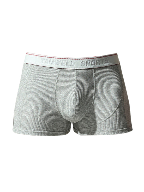 2 Pacchi Boxer Uomo a Vita Alta Colore Unico Senza Cuciture Morbidi e Comodi con Vestibilità Elasticizzata