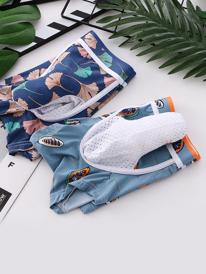 3 Pack Men's Ice Silk Trunks with Separated Pouch Design | MR SAKER ...