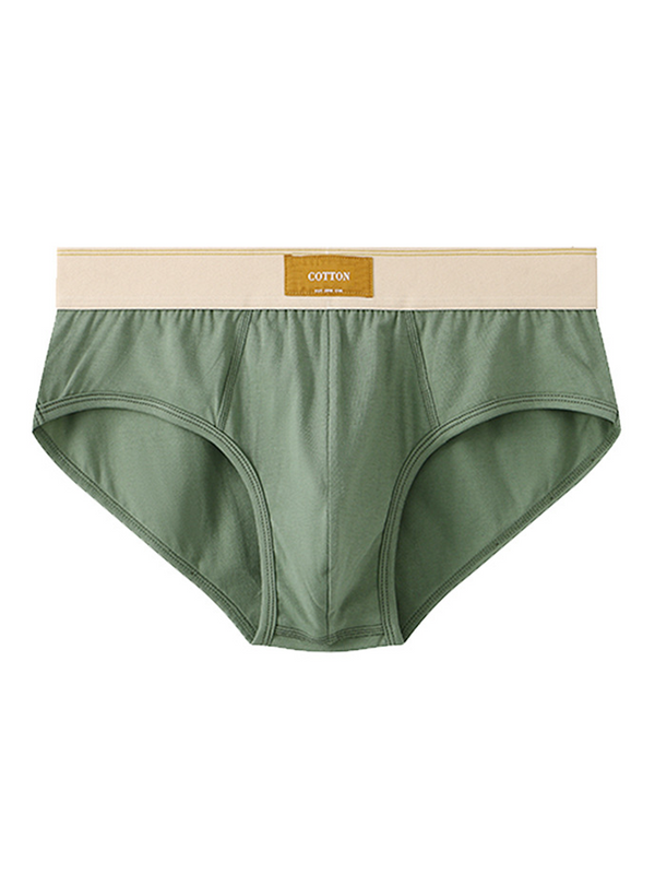 Pack de 3 Bragas para Hombres de Algodón Elástico Transpirable