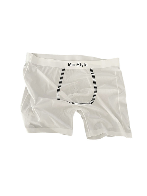 3 Confezione Slip Uomo Seta Ghiacciata Copertura Completa Antibatterica Vita Media