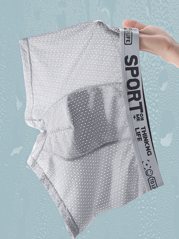 6 Pack Mænds Contour Pouch Mesh Trunks