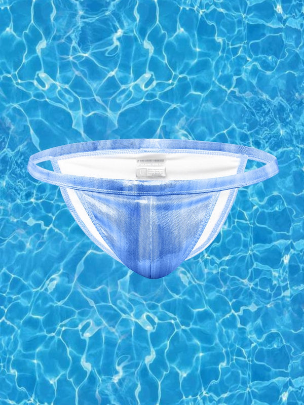 Herrers Stödjande Passform Lättvikts- och Luftiga Low-Rise Simbriefs