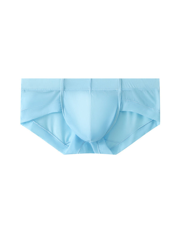 3 Pack Slip Uomo Pelle Amica Colore Unico Supporto Marsupio Adattabile Stretch Rinfrescante