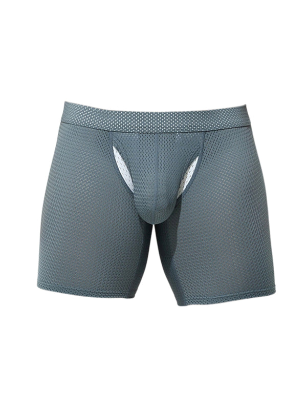 2 Confezioni Boxer a metà coscia Uomo Taglio Sportivo Antisfregamento Traspiranti Aderenti Elastici