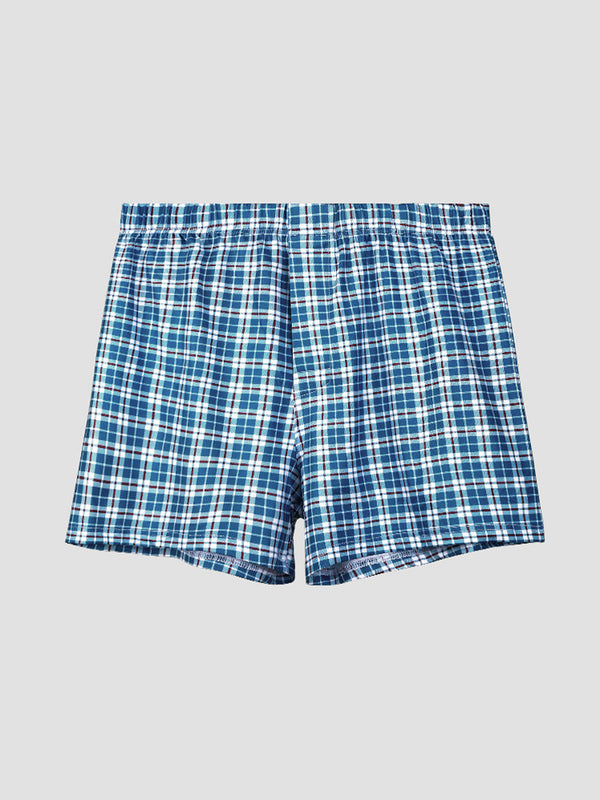 3 Pak Celana Dalam Pria Longgar Mid-Rise Pinggang Nyaman Kering Cepat Celana dalam boxer longgar