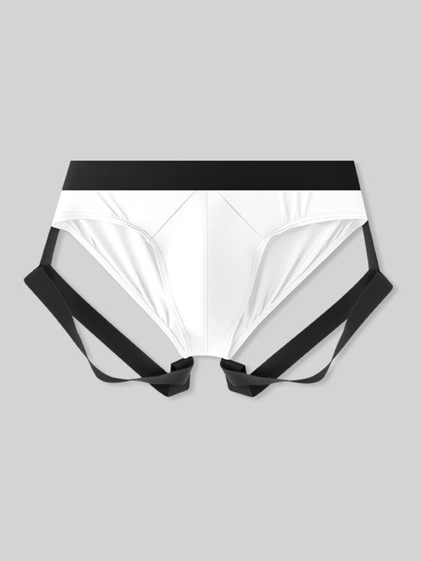 2 Confezioni Bikini Uomo a Vita Bassa Sexy Aderente Elasticizzato Tinta Unita Tessuto Morbido come una Piuma