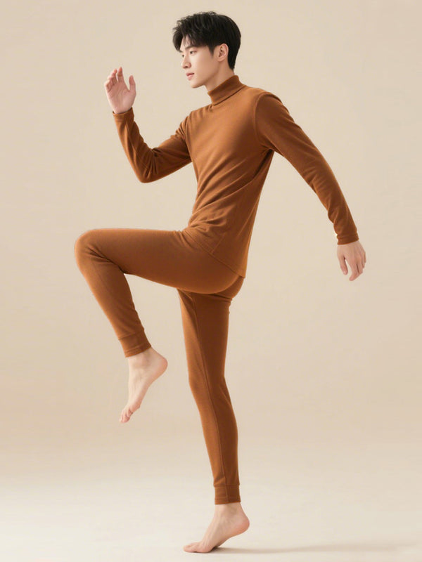 Męskie komplety termiczne z ultra miękkiej tkaniny, ciepłe, wygodne, gładkie, antyzapachowe