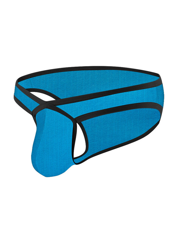 2 Confezioni Intimo Uomo Sexy Sportivo Traspirante a Vita Bassa con Fianchi senza Cuciture Bikini