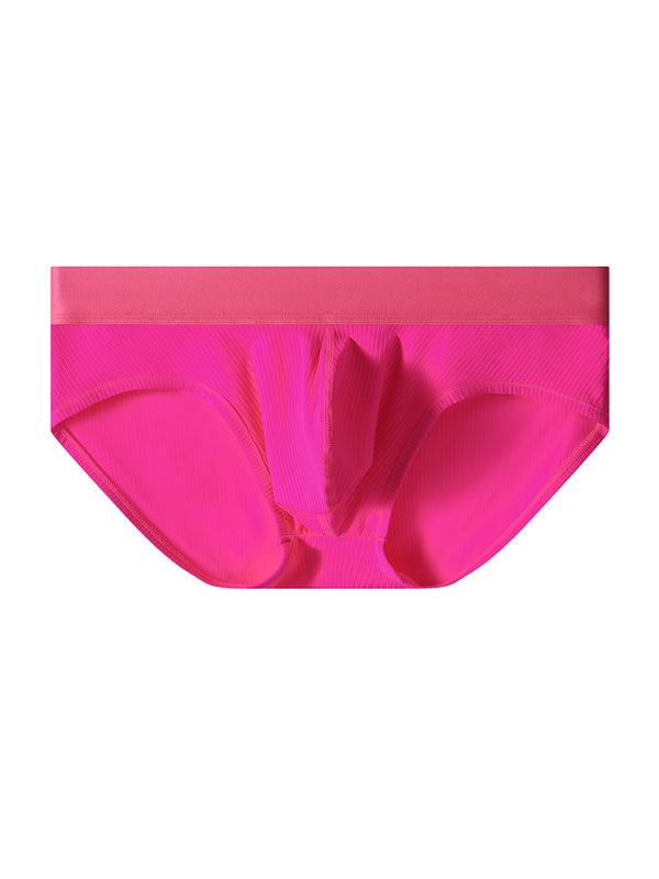 3 Confezione Slip Uomo Colore Unito Taglia Grande U-Pouch Taglio Sportivo Antiodore Morbidi