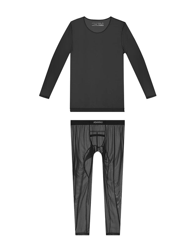 Set di Abbigliamento Sportivo da Uomo Ultra Sottile con Design che Mantiene la Forma, Adatto al Movimento e Anti-Sfregamento