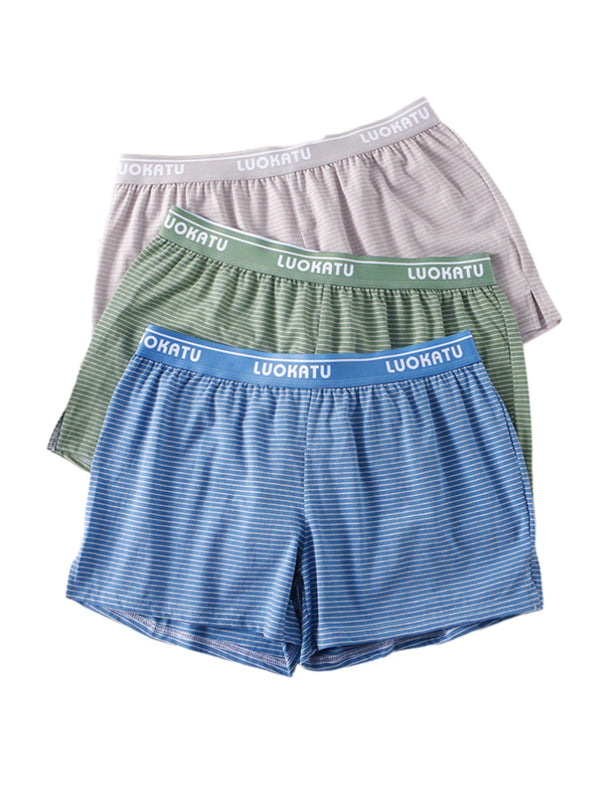 3 Pack Celana Dalam Pria Katun Mid-Rise Bernapas Tanpa Jahatan Nyaman