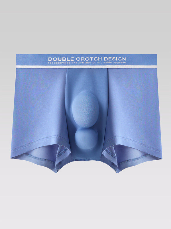 2 Pack Boxer Uomo Ultra Morbidi Modal Doppio Sostegno Pouch Pelle Amica Morbidi