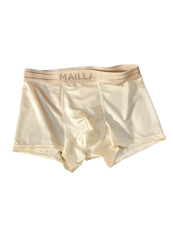 3 Szt. Męskie Lodowe Jedwabne Antybakteryjne Kontrolujące Zapach Bokserki