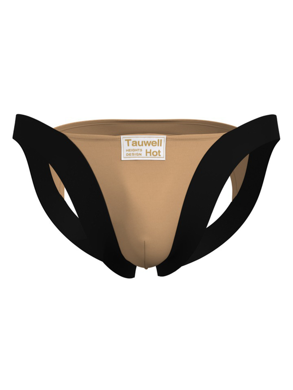 2 Pacchetti Sospensorio Uomo Ultra Morbido Cotino Scollato Sexy Anti-Sfregamento Elasticizzato