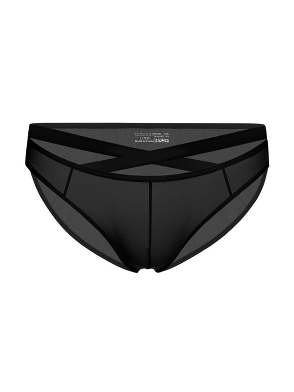 2 Confezioni Bikini Uomo Colore Unico Stretch 4 Vie Traspirante Rinfrescante Morbido