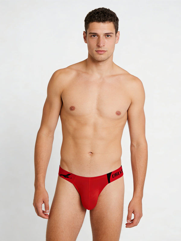 2 Pack Men's Ultra-Soft Modal Seamless Comfort Sporty Cut Stay-Cool Bikini