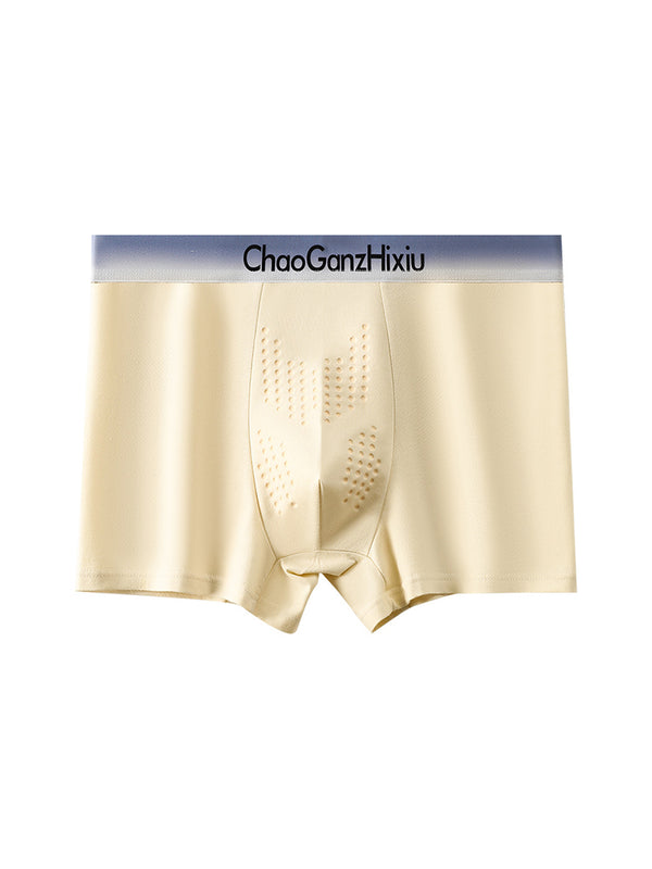 4 قطعة شورت بوكسر ضيق للرجال مريح في الخصر مضاد للاحتكاك يثبت في مكانه