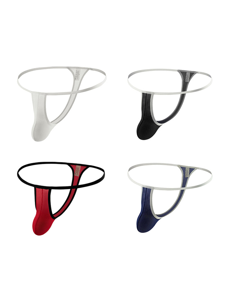 4 Pack Men's Mesh Breathable Movement-Friendly Cooling Strings | Mr Saker