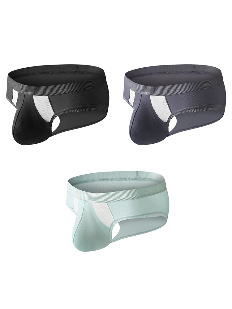 Slip Da Uomo A Vita Bassa Con Elastico E Tasca Convessa A U - Foto 9