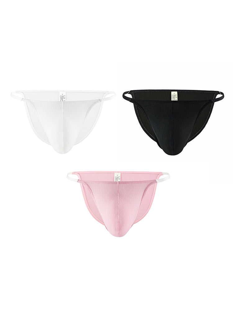 Men's Sexy Big Support Pouch Low-rise String Bikini | Mr Saker