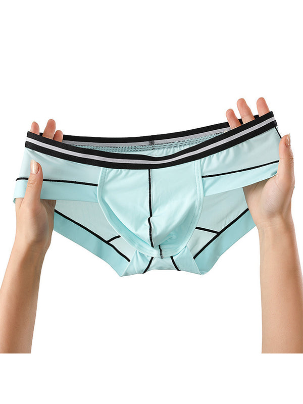 3 حزم من السروال الداخلي الرجالي شبه الشفاف المريح والناعم والصديق للبشرة والمينيماليست